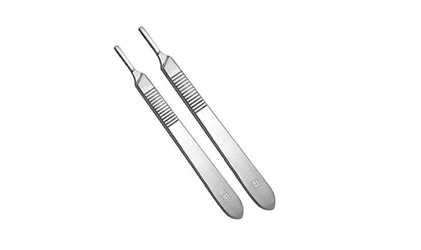 Stainless Steel Scalpel Handle set of 2 - No. 3 & 4 (Pack of 1)