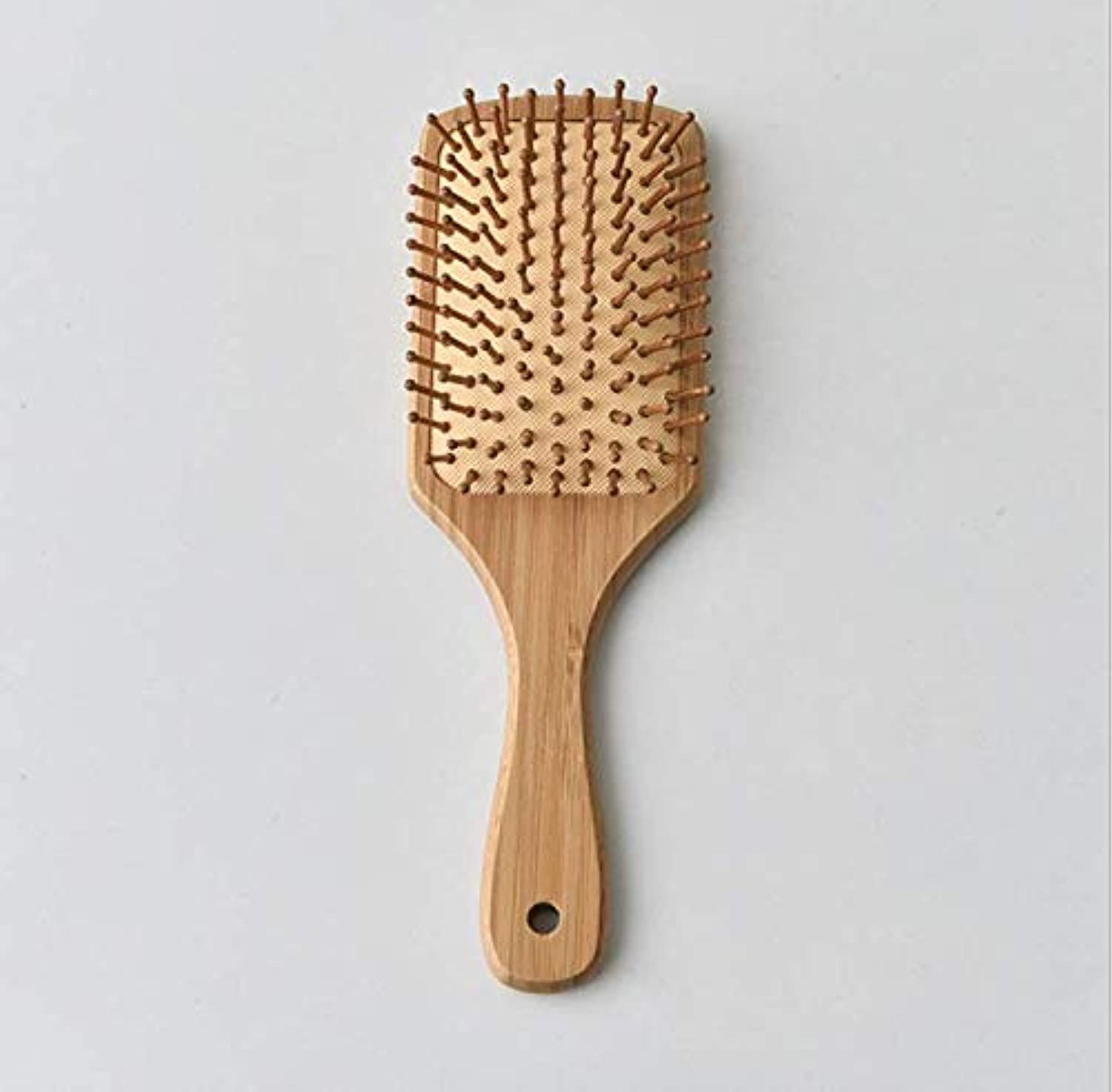 Hair Paddle Brush Square Comb Made of Natural Wooden Literally for Thick, Wavy, Straight, Long or Short Hair,Women Men everyone ,1pcs