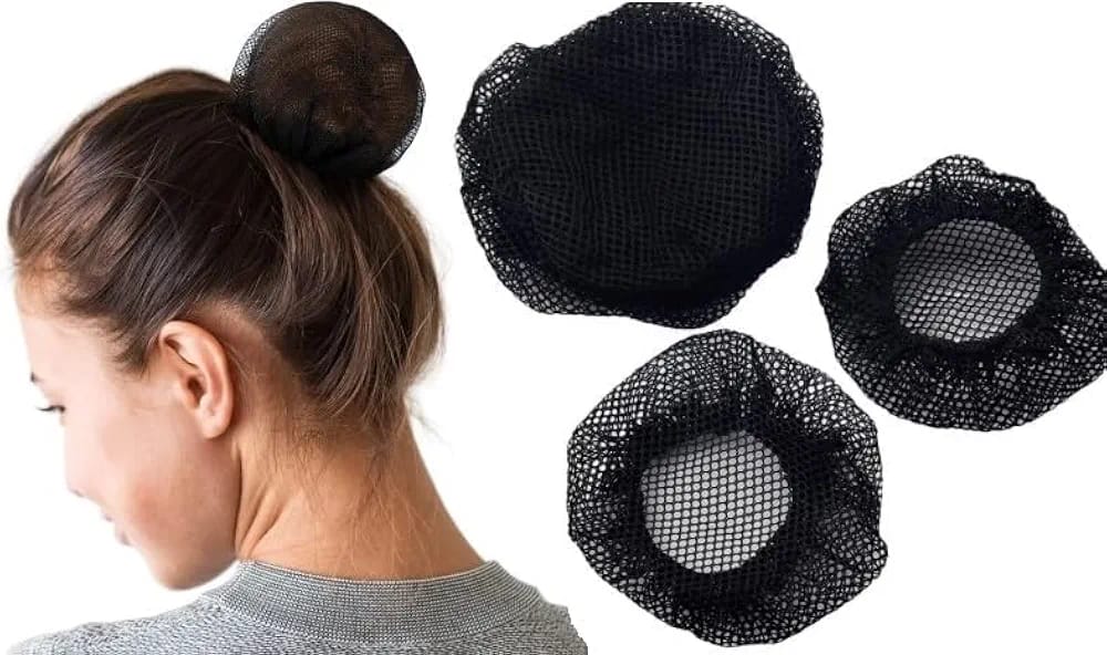 Hair Net Chignon Net Hair Bundles Bun Net Nylon Hair Set 1 Pair