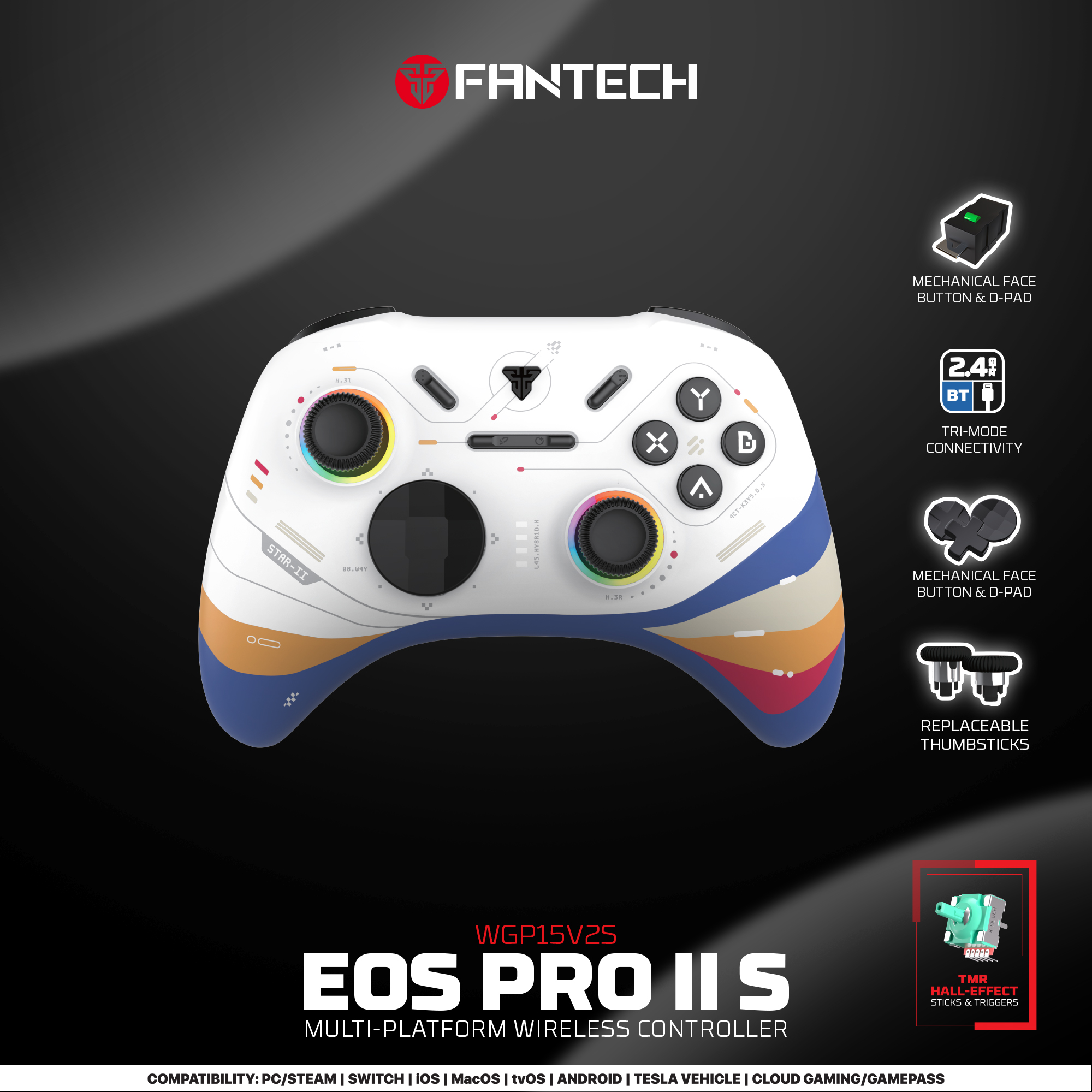 Fantech WGP15 V2s Wireless Multiplatform Gamepad Joystick