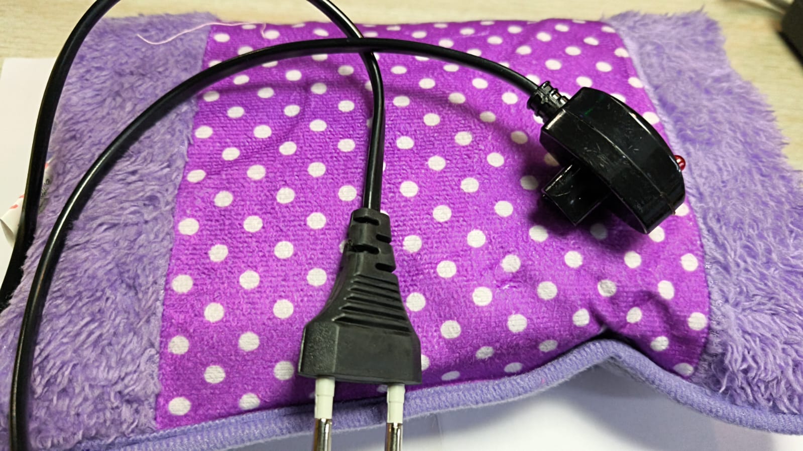 Electric Hot Water Bag WITH FUR