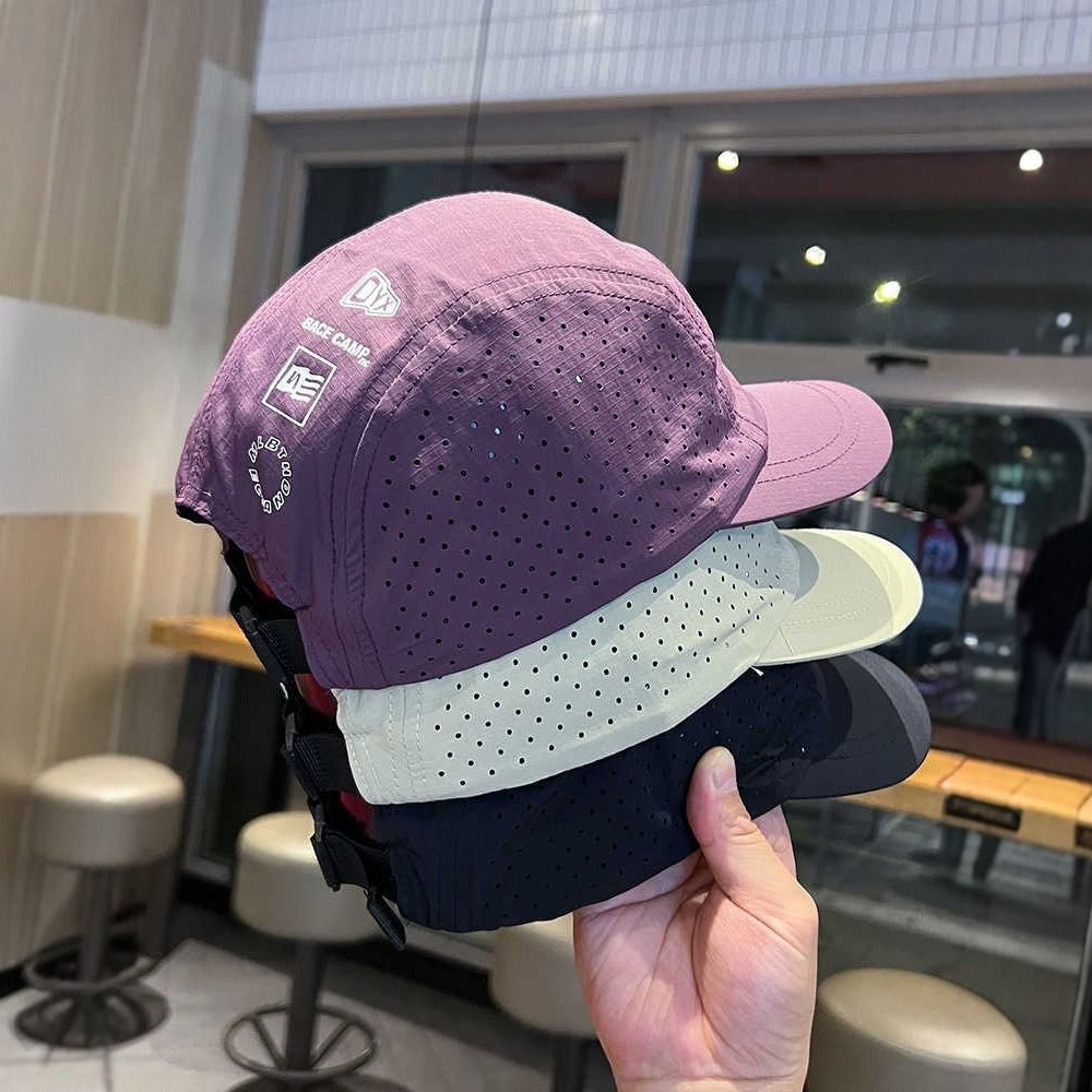 Fashion Cloth Breathable Mesh Baseball Caps with Breathable Mesh Short Brim Thin Sun Protection Hats Casual Quick Drying Summer Mountaineering Caps Holiday