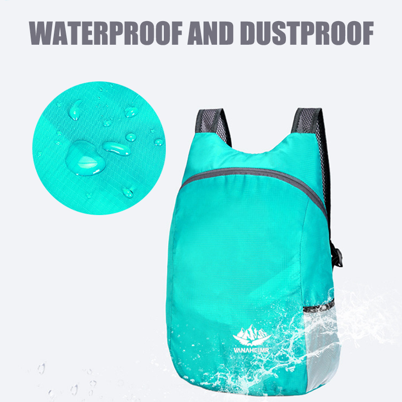 Outdoor Foldable Backpack Waterproof Ultra Light Portable Travel Bag Outdoor Bag Folding Bag(Multicolor)