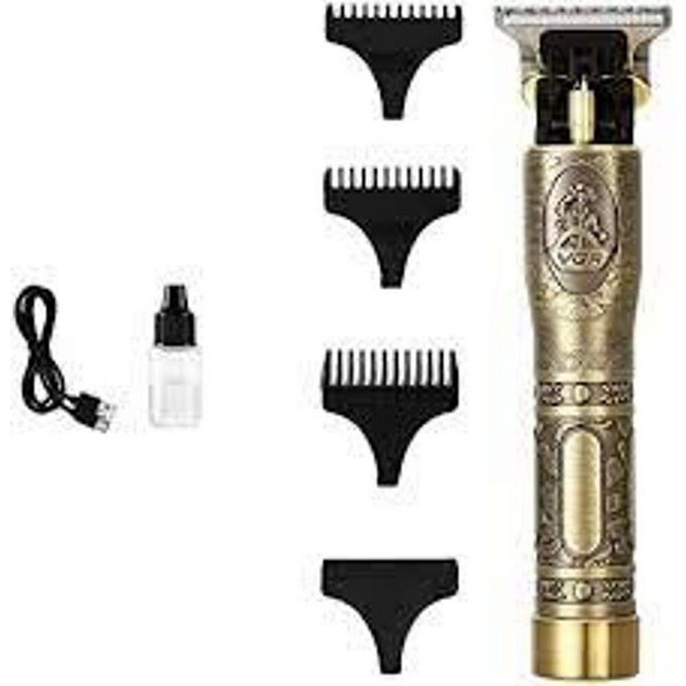 081 Hair Clipper Professional Rechargeable Personal Care Vintage Engraving Scissors T9 Trimmer USB Reduction Barber V081