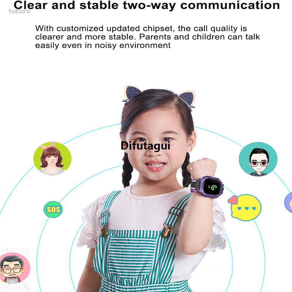 Difutagui Chat Photo Boy Sos Pass Kids Smart Watch 9 Kids Smart KGG New Sales promotion style Q1 Watch 2G Talk Camera Voice Girl Gift Color Screen