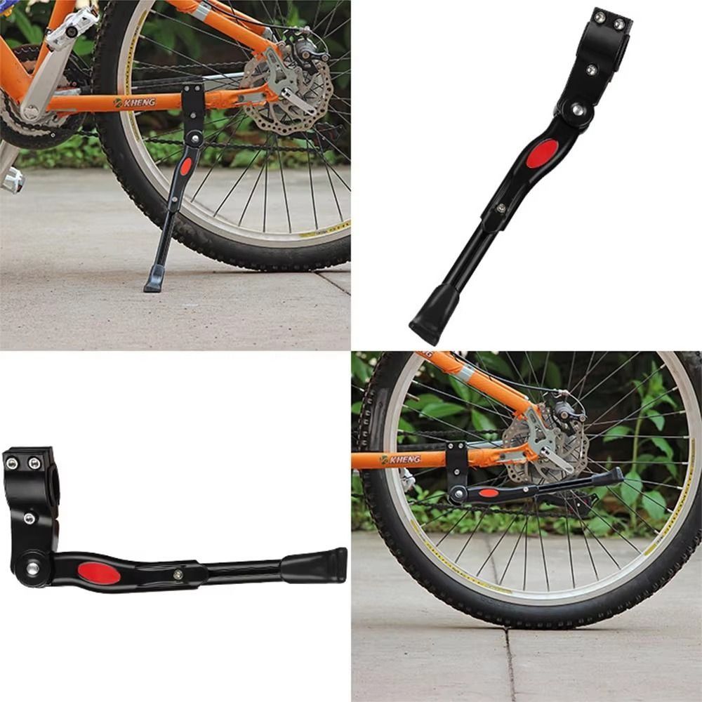 Adjustable Snow Road Bicycle Kickstand Parking Rack Mountain Bike Support Side Kick Stand Foot Brace