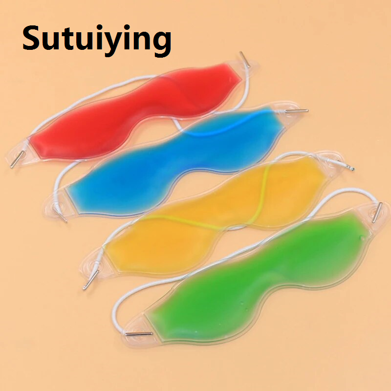 Sutuiying 1pc Ice Cold Patch Gel Eye Mask Sleeping Eye Remove Dark Circle Cool Soothing Tired Eye Care Tools Wholesale TSLM1