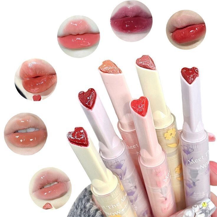 1 Piece Gege Bear Flower Lipstick - Moisturizing, Plumping Formula and a Light Jelly Finish for Soft, Shiny, Full Lips that Last All Day with a Sweet, Feminine Touch