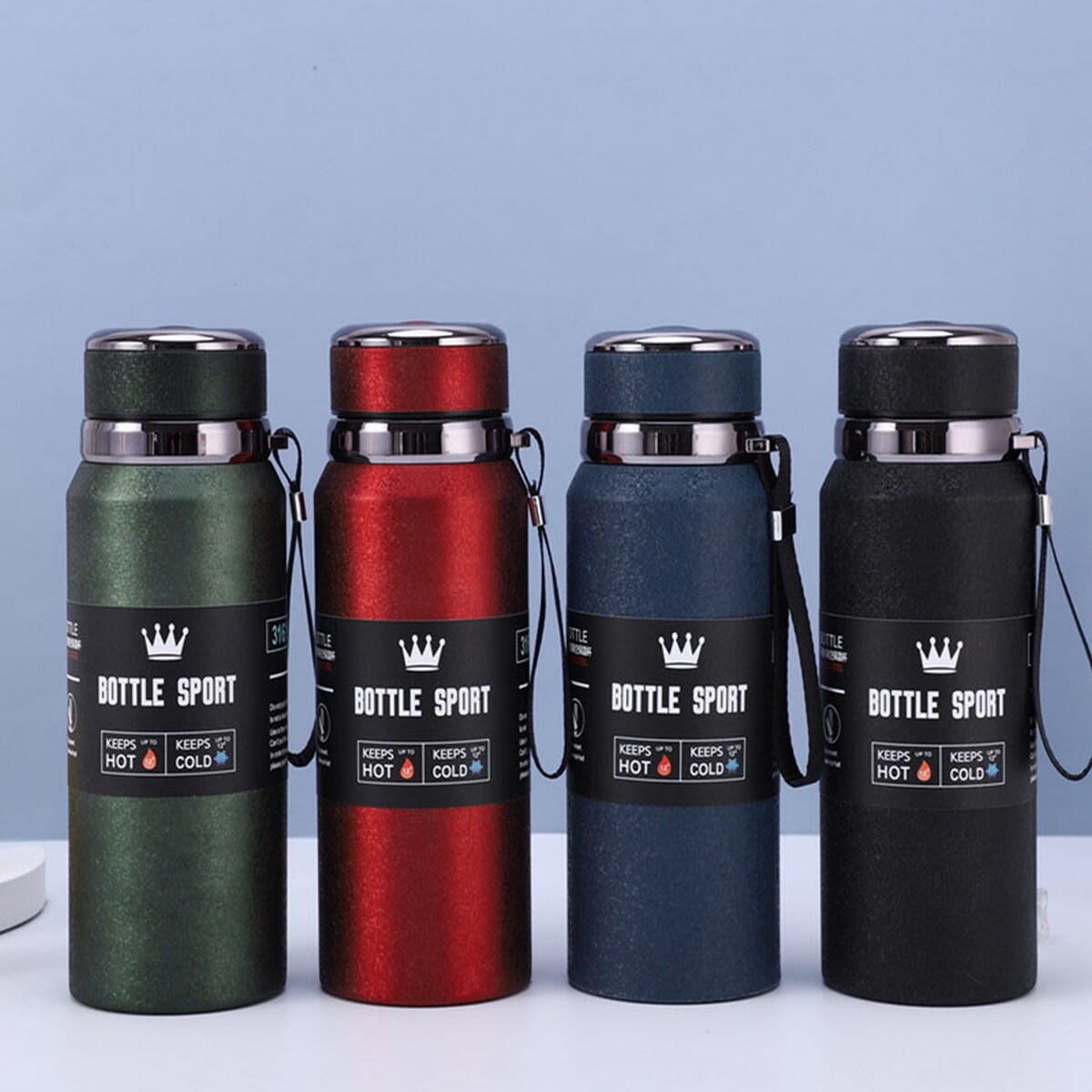 Big 800ml 304 Stainless Steel Width Mouth Coffee Termos Vacuum Thermoses Sports Insulated Water Bottle