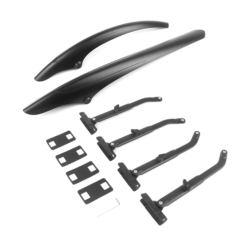 JAERBEE Road Cycling Mudguard Front Rear Bike Mudguard Support Adjustable Anti-Slip Bicycle Mud