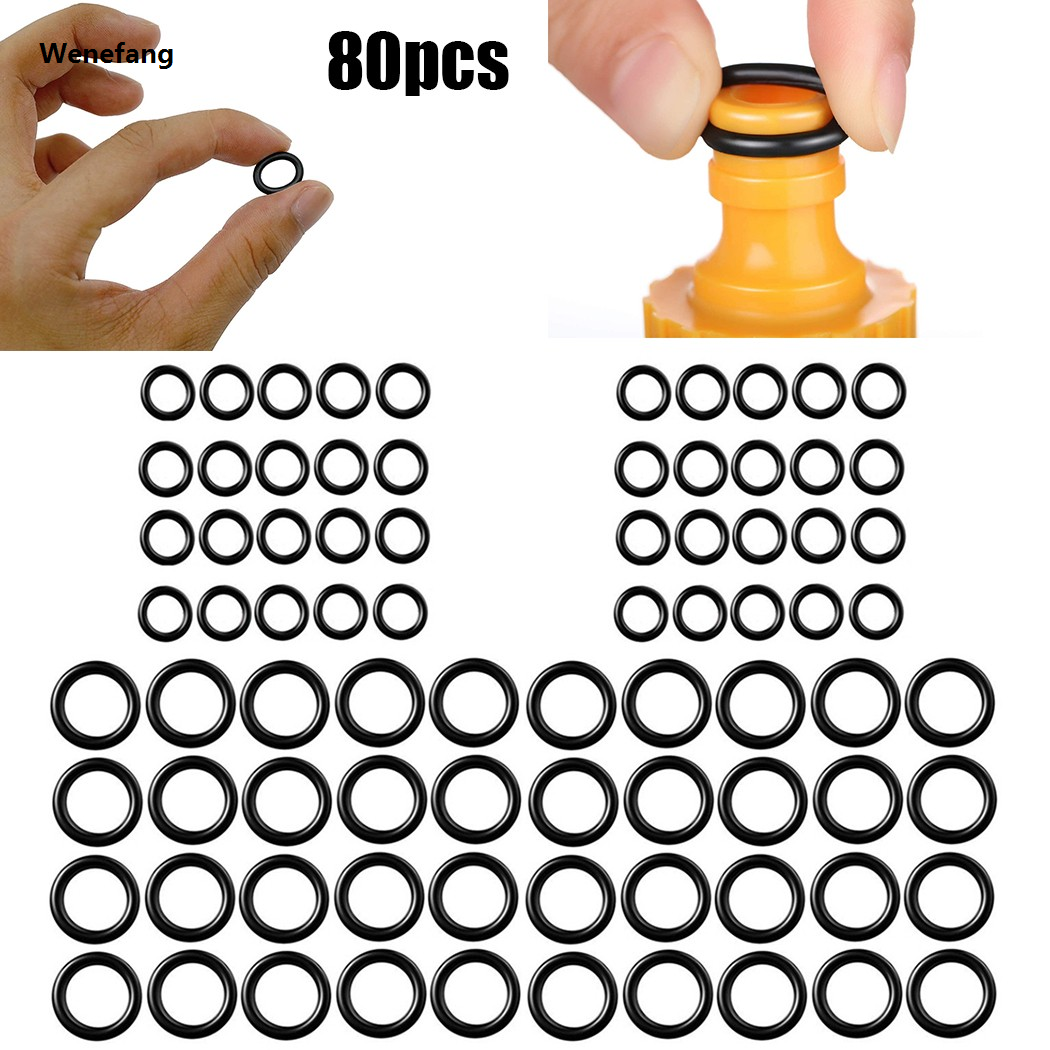 Wenefang O Ring For High Pressure Washer 1 In 4 Inch 3 In 8 Inch M22 Quick Disconnect Fitting Gasket Washer Seal O Ring Rubber Set