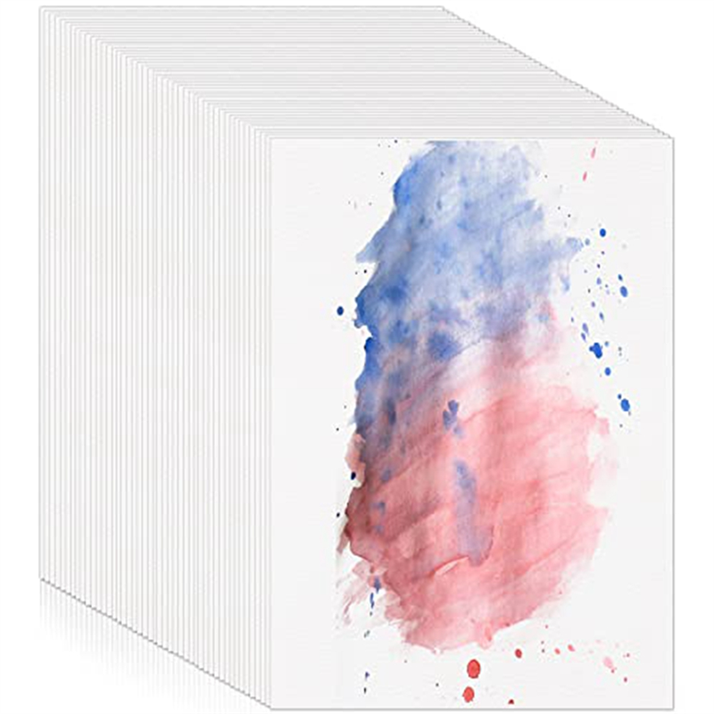120 Sheets Watercolor Paper Bulk 300GSM White Water Color Paper for Kids Child Adults Artists Drawing(5 X 7 Inch)