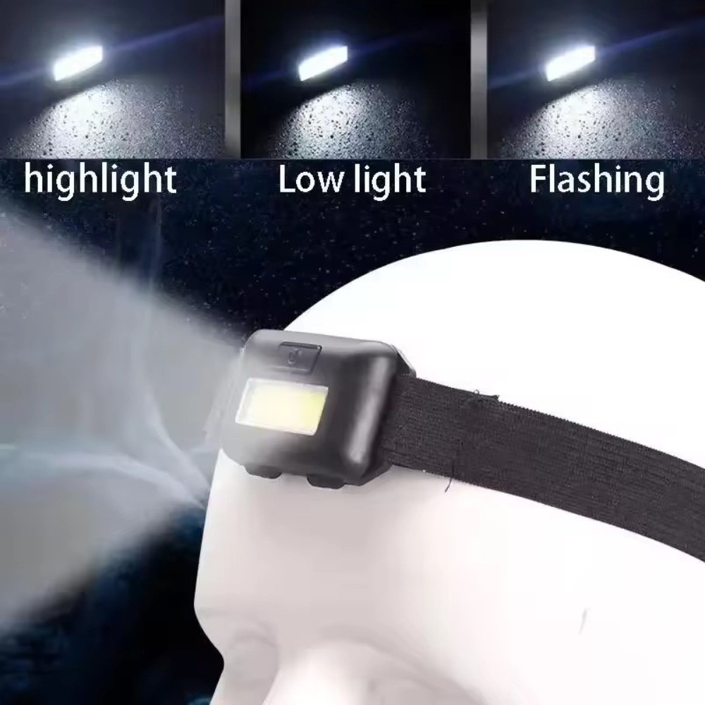 New Super Bright LED Headlamp Strong Light Lighting Head Light Flashlight Outdoors Flashlight Hiking Lamp Fishing Camping