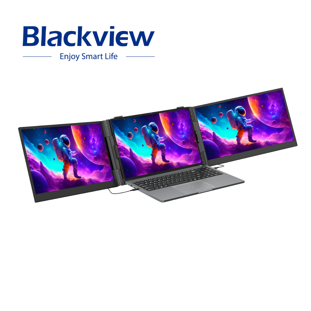 Blackview DCM8 | 15.3-inch Dual Monitor Portable Laptop Screen Extender with Speaker