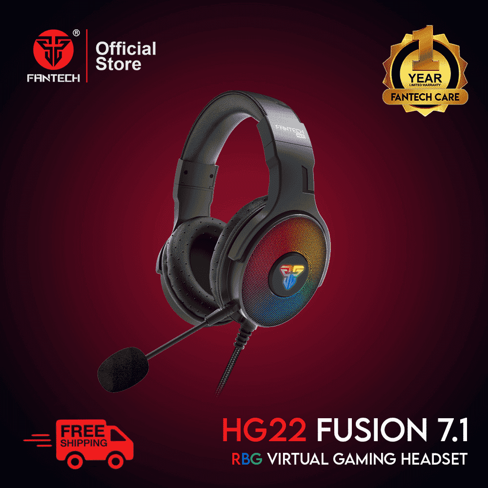 FANTECH HG22 Fusion 7.1 RGB Virtual Gaming Headset