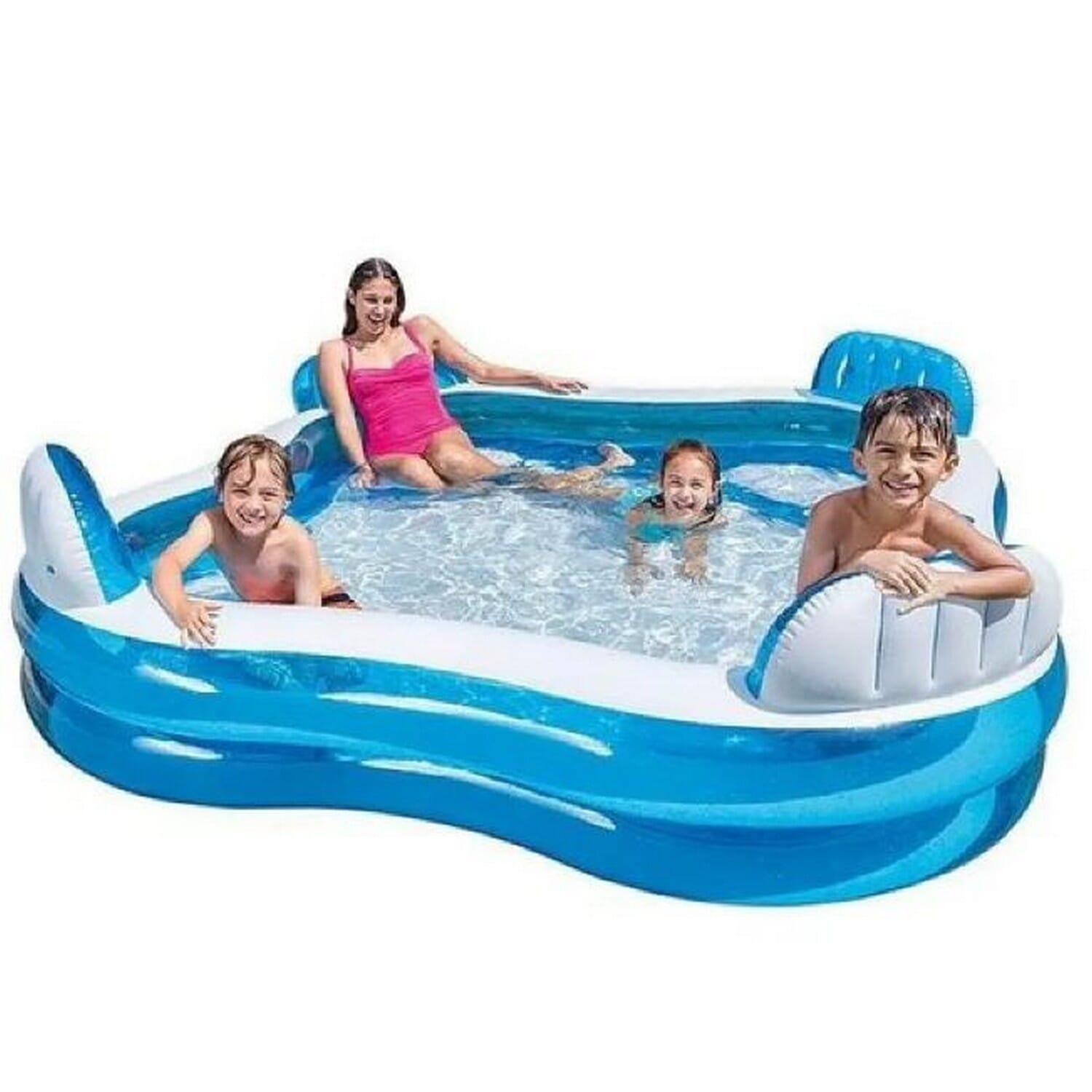 Pvc Outdoor Intex 56475 Big Portable Swimming Pool Family Lounge Pool 56475