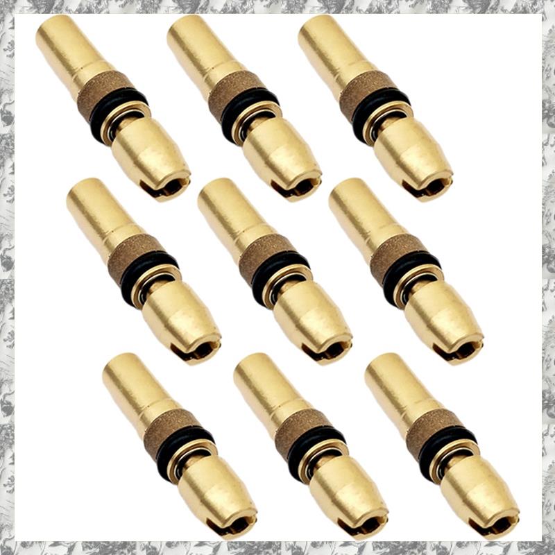 CGearuppt 9PCS Three-Stage Piston High Pressure Copper 6mm High Pressure Pump 30Mpa Repair Parts