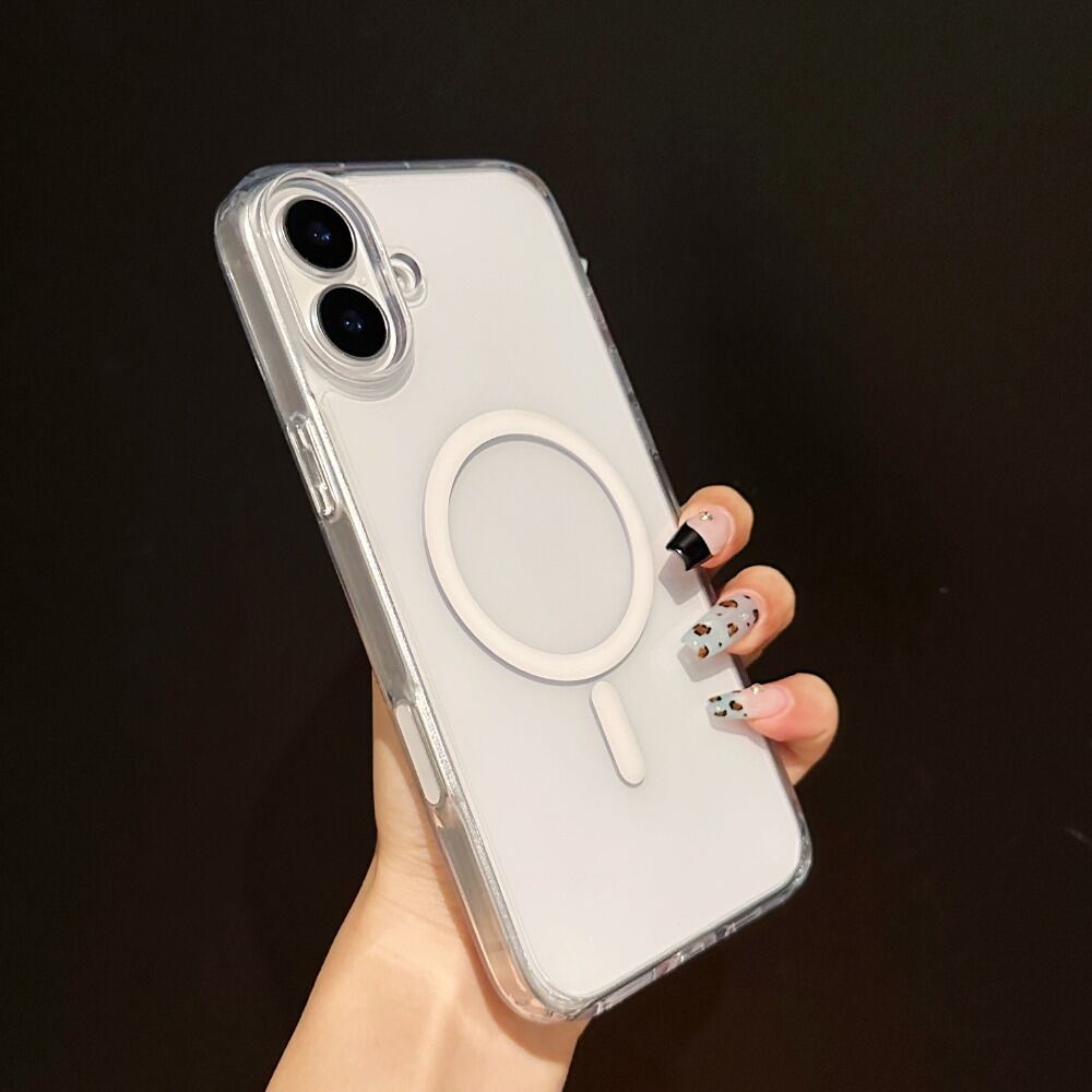 HODON Active Touch Camera Button Clear Magnetic Phone Cases For iPhone 17 16 Pro Max 16 Plus Magsafe Case Wireless Charging Shockproof Cover