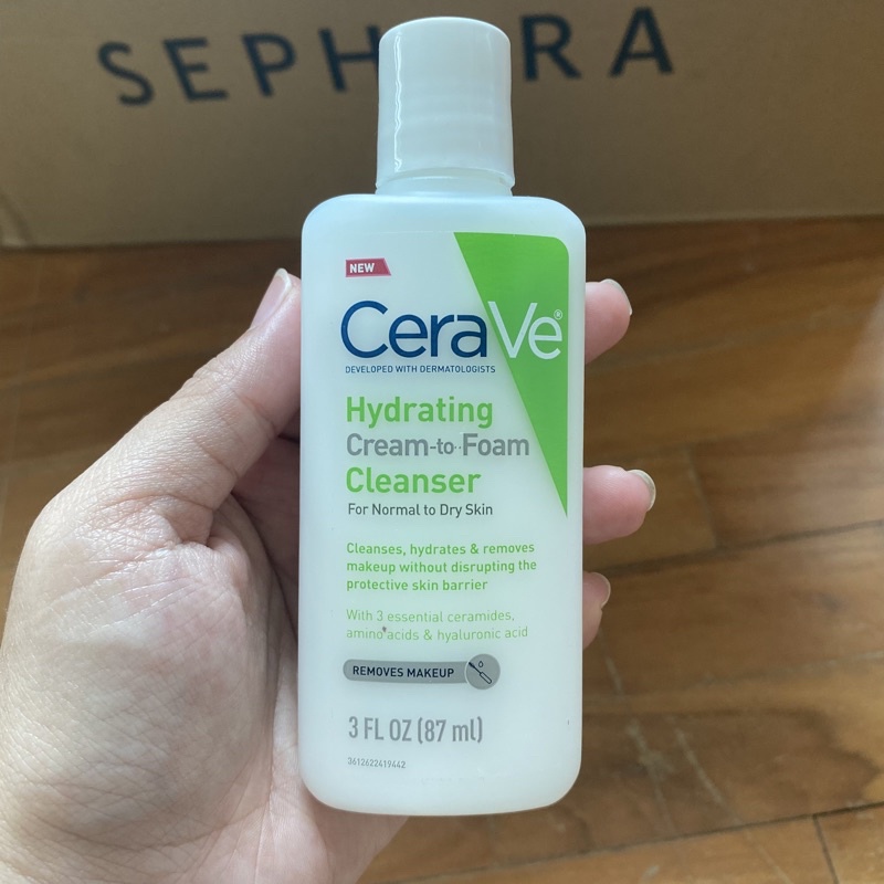 CeraVe Hydrating Cream to Foam Cleanser - 87ML