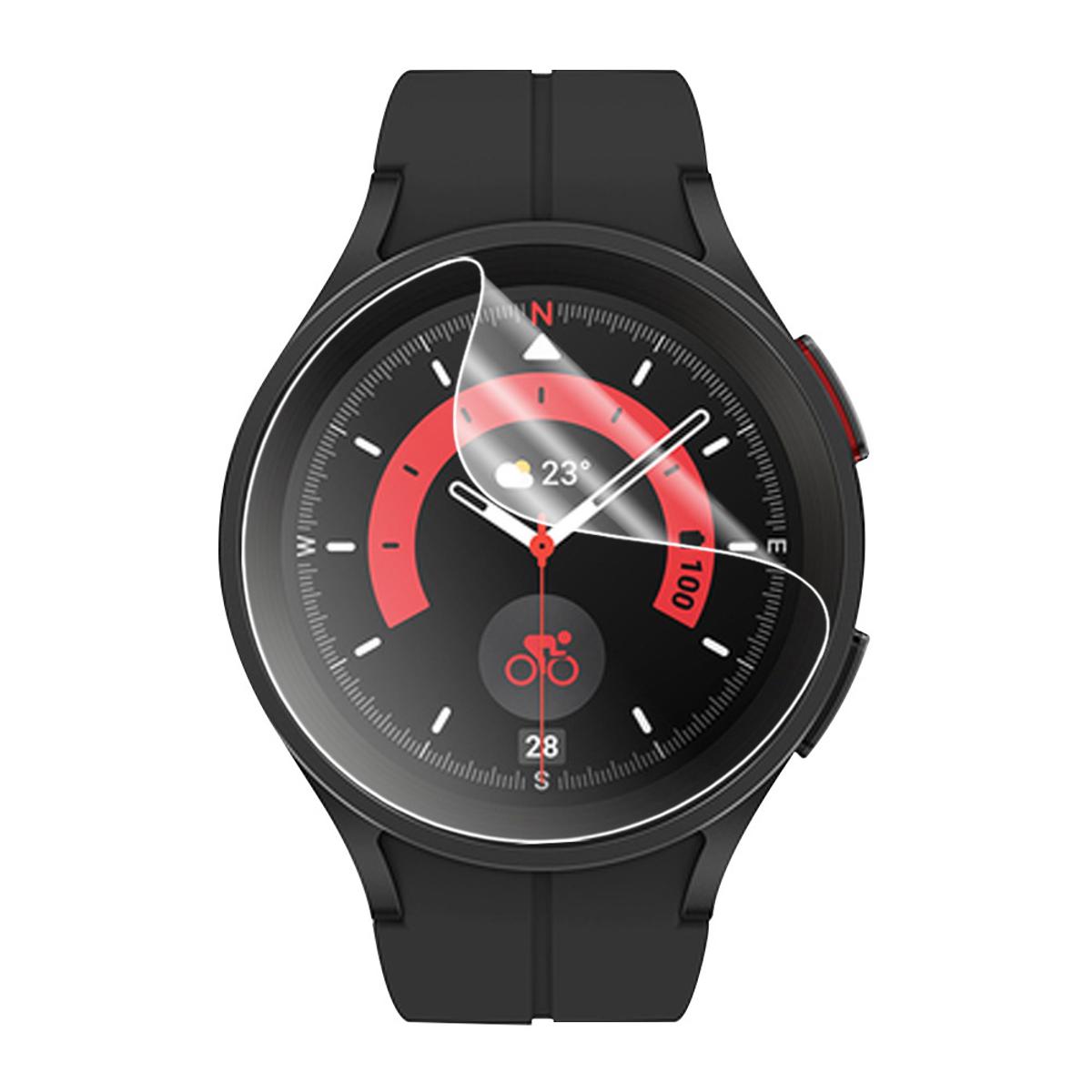 9D Curved Soft Hydrogel Film, For Samsung Galaxy Watch 5 Pro, HD Clear Screen Protective Film Not Glass