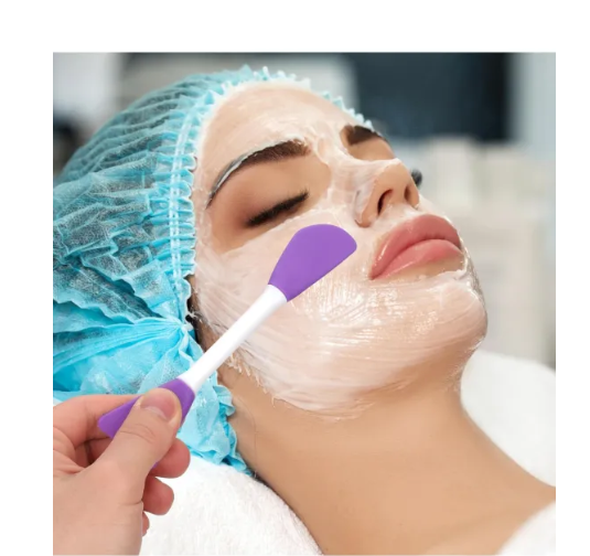Kaira Store Silicone Face Mask Applicator/Double End Brushes For Facial Mud Maxing Spatula, Makeup Beauty Brush Tools For Apply Skincare Cream, Lotion