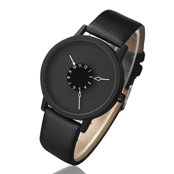 PAIDU Black Turntable Casual Unisex Watch