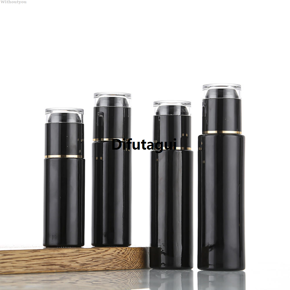 Difutagui Withoutyou Personal 120ml 40 Glass Bottle Re Plastic Cap Black Matte Pump Bottle Fifty Bargain price percent discount Portable Refillable Empty Bottle to mL Travel Spray Bottle Care