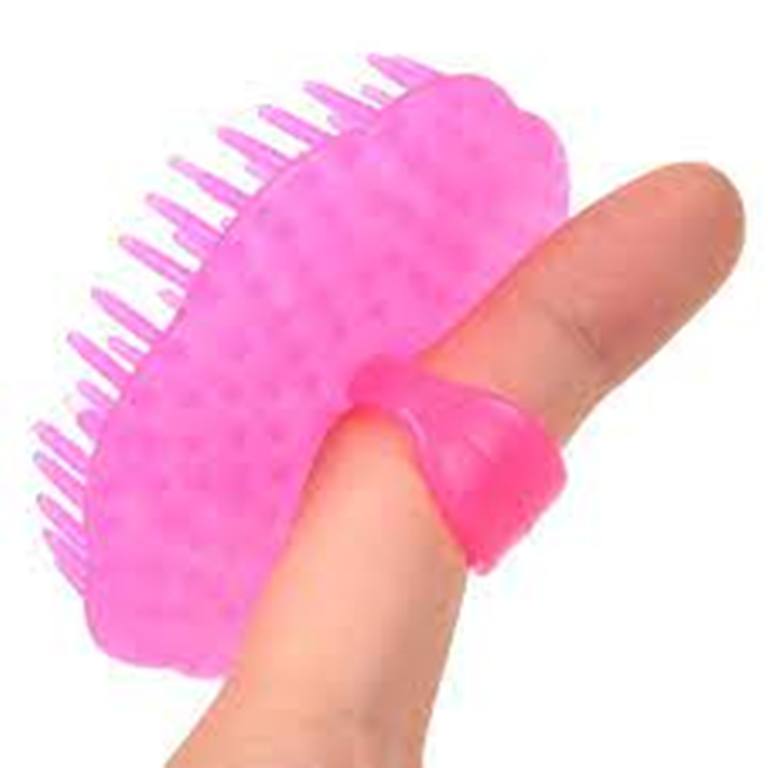 1Pair Plastic Scalp Massage Brush Body Hair Washing Brush Bath SPA Shower Brush