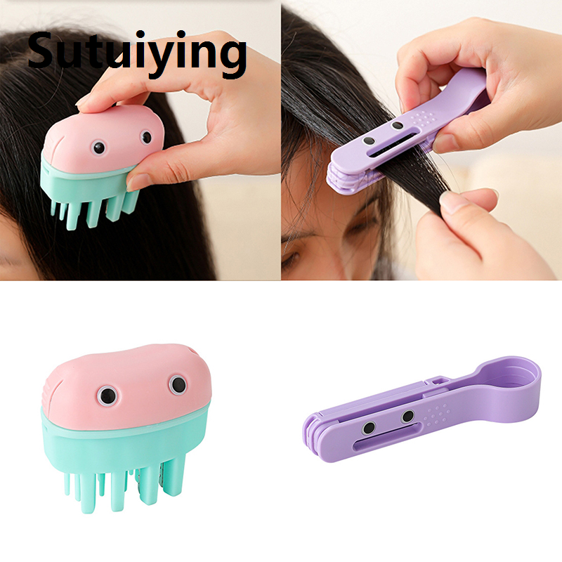 Sutuiying Cute Monster Hair Trimmer Comb Multi-Functional Split Ends Cutter High Quality Portable Haircutting Tools Home Beauty Hairstyling Supplies