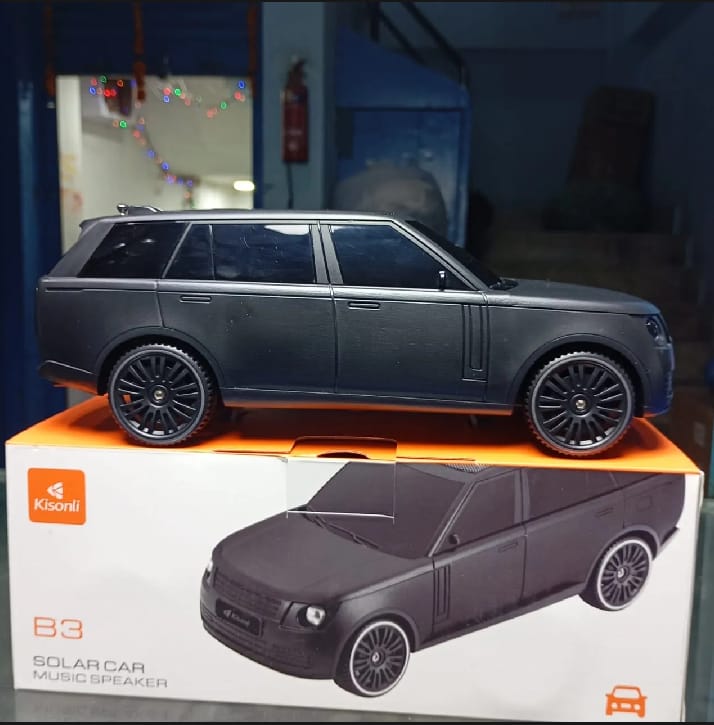 Car Model Bluetooth Speaker with RGB Lights TF Card FM Radio Rechargeable Speaker