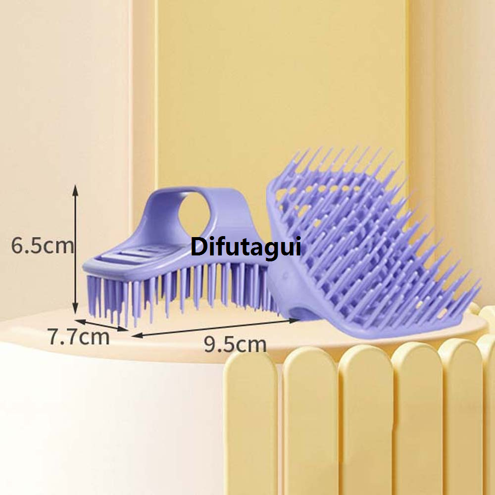 Difutagui Brush scalp cleansing, deep leaf comb, brush, massage brush tool, High Quality hair care, portable shampoo, scalp bath, shampoo, massage shower