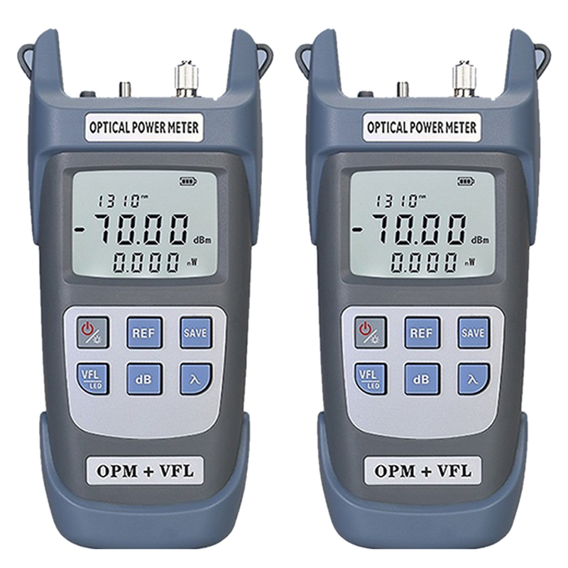 FORIDE 2X -G710B Optical Power Meter(OPM -70 -+10DBm) with Visual Fault Locator Optical Fiber Tester 10Km VFL 10MW