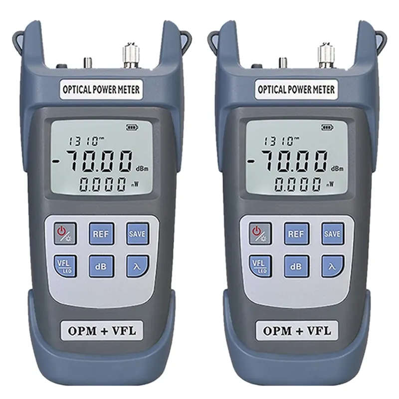 FORIDE 2X -G710B Optical Power Meter(OPM -70 -+10DBm) with Visual Fault Locator Optical Fiber Tester 10Km VFL 10MW - image 1
