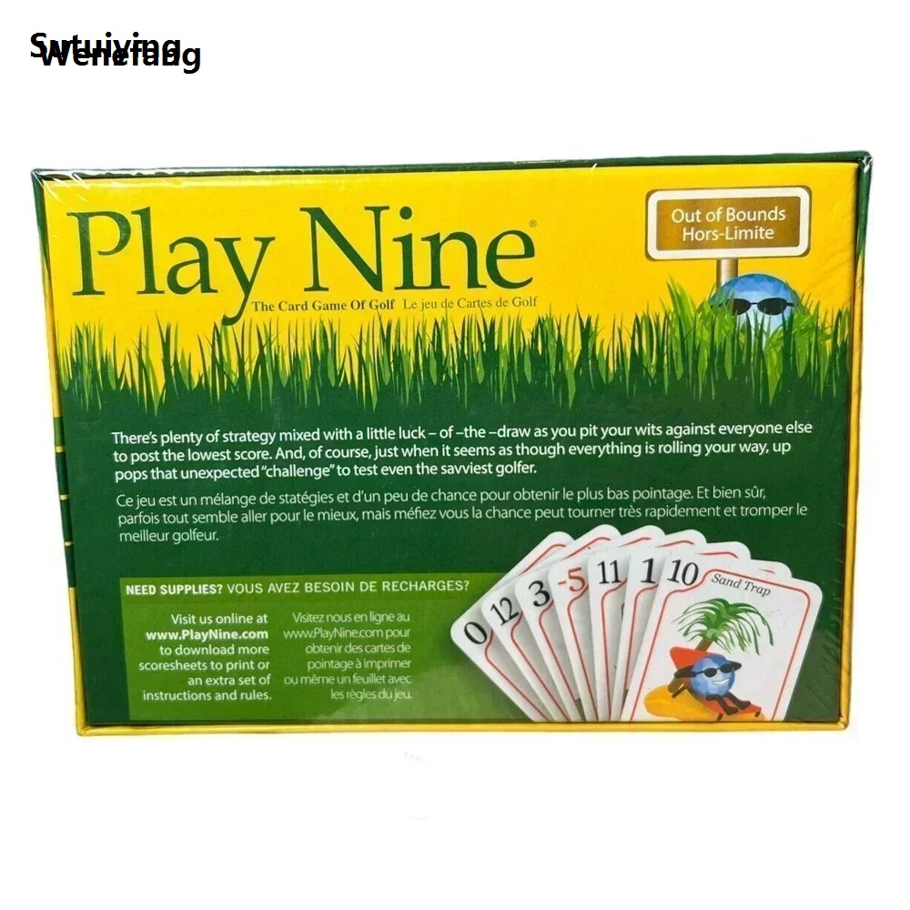 Wenefang Sutuiying Play Nine - The Card Game Portable New style of Golf board game