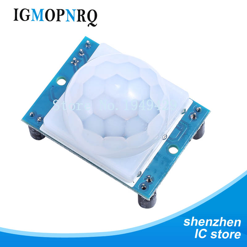 5pcs SR501 HC-SR501 Adjust Pyroelectric Infrared PIR module Motion Sensor Detector Module