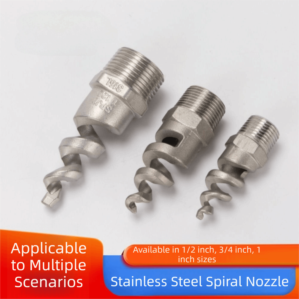 Hanging Sprinkler /2"3/4"" Spiral Nozzle Male Thread Full Cone Sprinkler Head Upward Spraying Stainless Steel Jet Nozzle Garden Irrigation