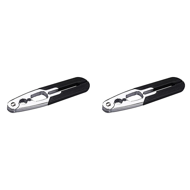 JINMY 2X Nut Cracker Heavy Duty Nut Shell Opener Multipurpose Walnut Cracker for Walnut Hazelnut Almonds Pecan Seafood