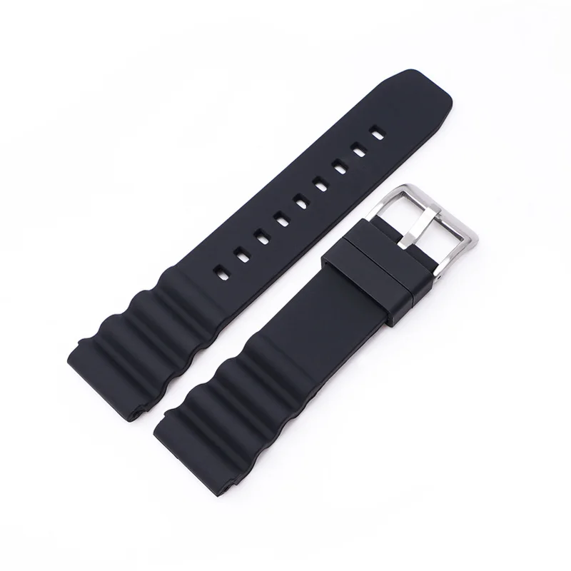 20mm 22mm Silicone Watch Band For Rolex SUBMARINER Waterproof Diving Bracelet For Seiko SKX007 SRP777J1 Sports Strap For Citizen Bles Online DZ-23A-33
