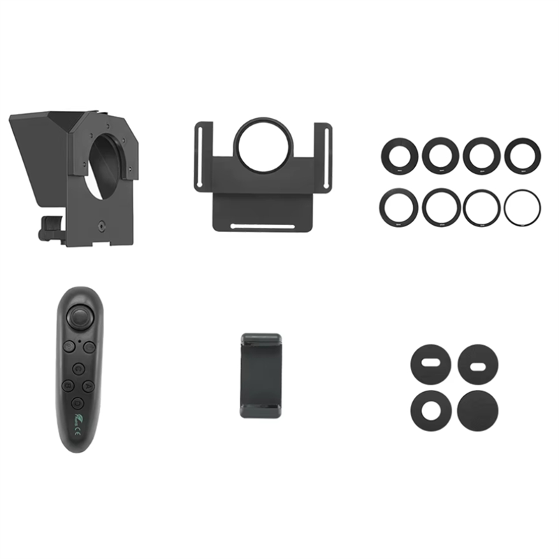CGearuppt Ambitfui Phone and DSLR Recording Mini Teleprompter Portable Mobile Teleprompter Artifact Video with Remote Control
