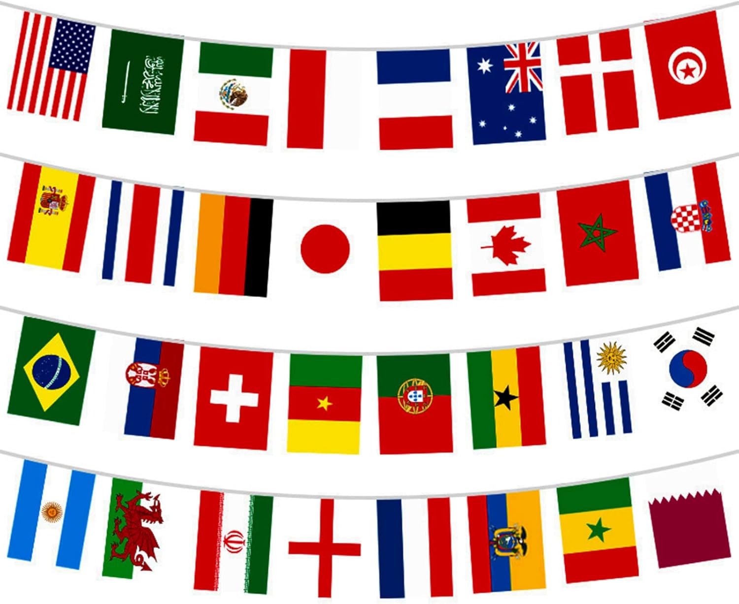 FIFA World Cup 2026 32 Nations Flag || 2026 Fifa World Cup Flag 21 cm × 14 cm