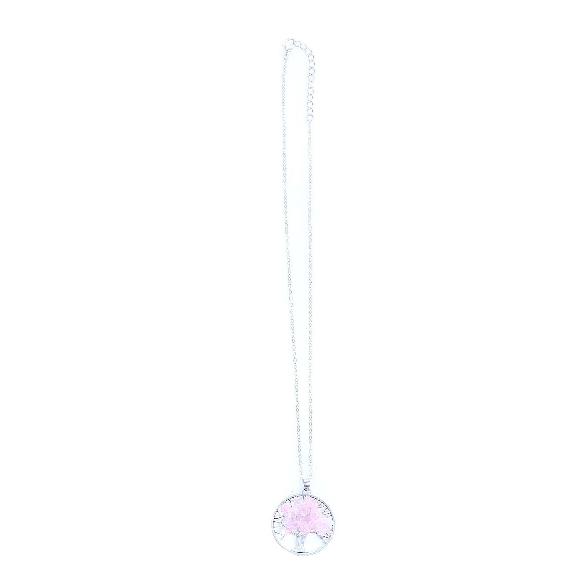 Baby Pink Color New Paparazzi Tree Design Necklace For Women