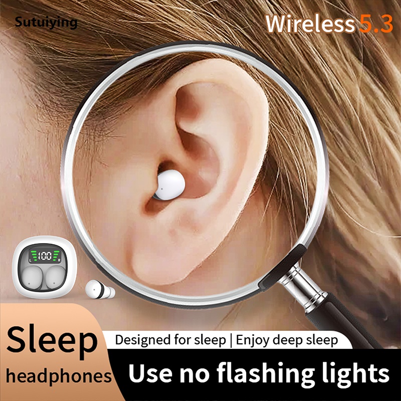 Sutuiying Mini, compact, comfortable to wear, sleep earbuds, wireless 【2025 Version】 Bluetooth earphones, Bluetooth sleep earphones