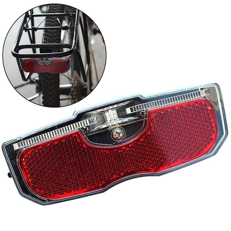 Bicycle tail light reflector rear warning film, mountain bike night riding warning light, bicycle reflective tail light accessories