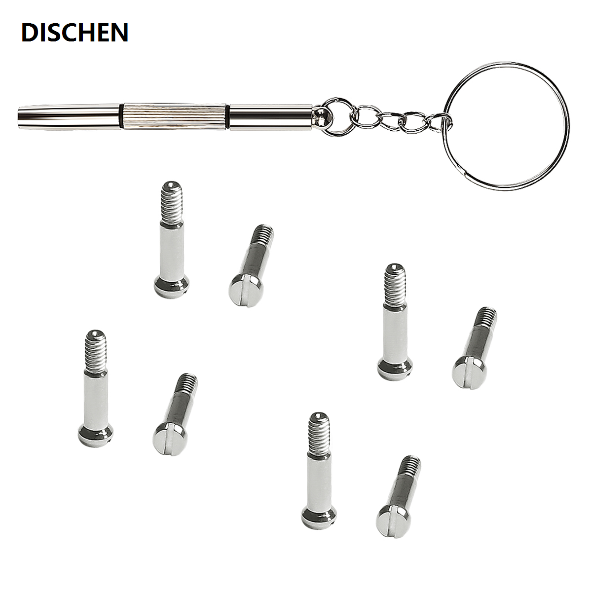 DISCHEN New style Nigbye Screwdriver Screws Repair Tool Kit For Ray Ban RB5022 Sunglasses, Stainless Steel Replacement Screws Set