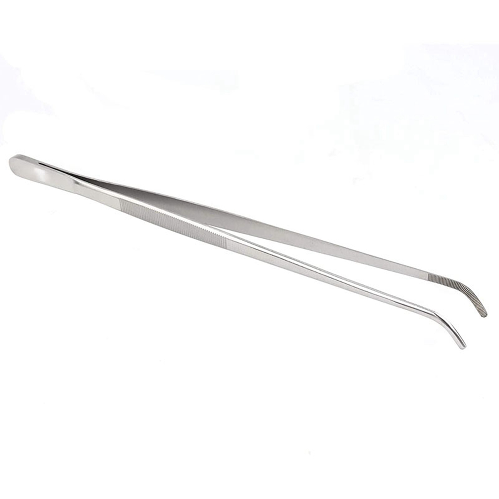 OUMERY 2X Stainless Steel Precision Kitchen Culinary Tweezer Tongs Long Tweezers Metal Tongs Chef Tweezers