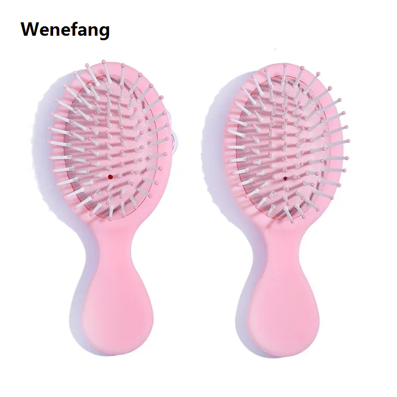 Wenefang Scalp Massage Comb Bristle Nylon Baby Wet Curly Hairbrush Barber Shop Accessories Baby Hair Brush Baby Comb