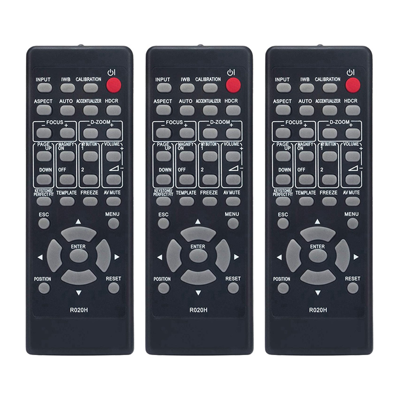 fasdaga 3X Replacement Remote Control R020H for LCD Projector CP-AX2503 CP-AX3503 CP-AX2505 CP-AX3505 CP-AW3005