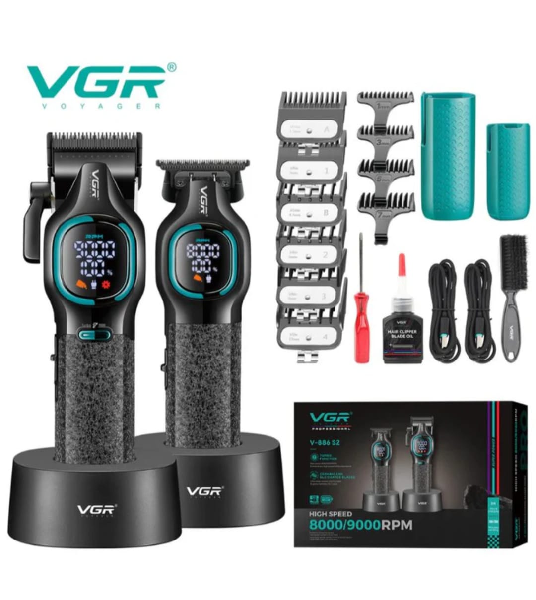 VGR v-886 S2 Multi-Purpose Use Shaving Machine For Men - Black