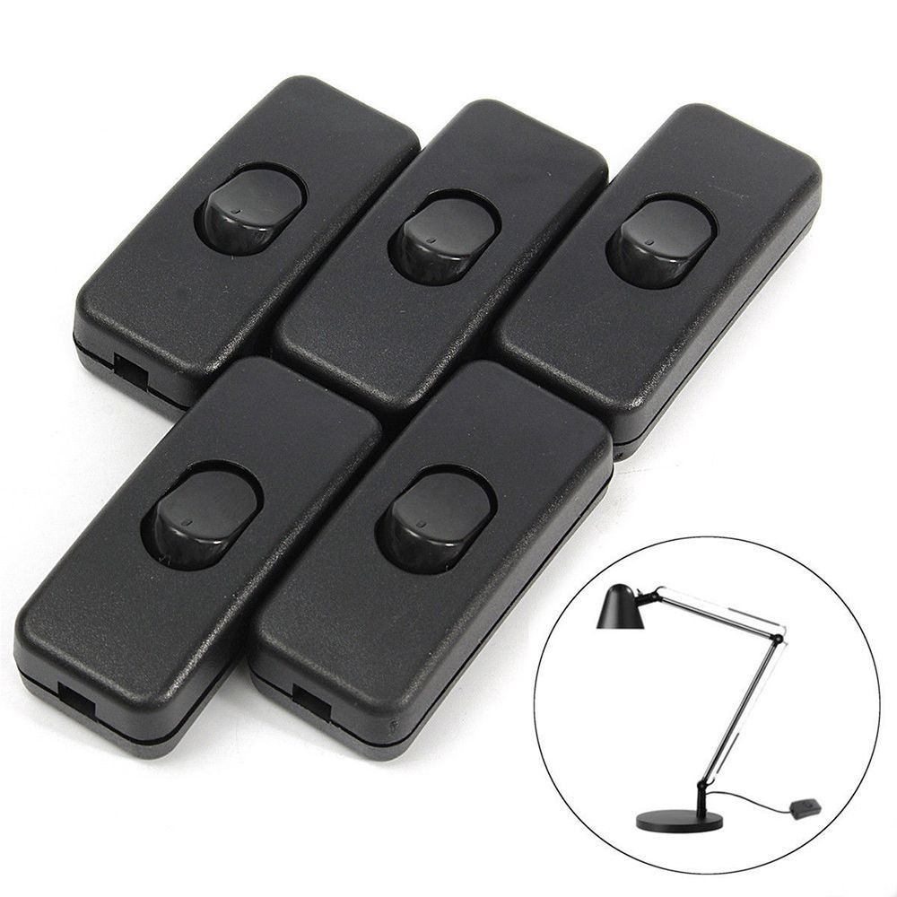 Safe Desk Lamp ON/OFF Wire Control Switch Button Switchs Toggle Switches Rocker Switch
