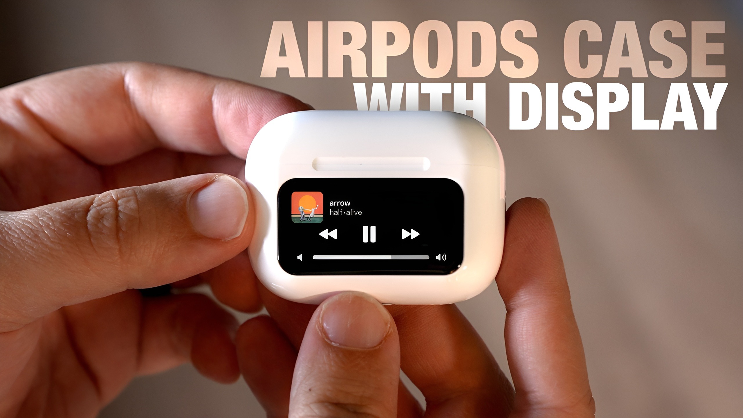 Airpods Pro 2 gen with Touch Screen Display Control